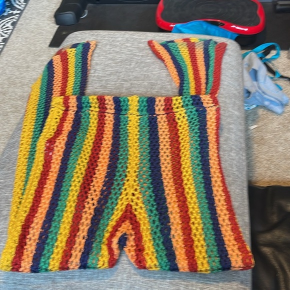 Crochet pants forever 21 rainbow - Picture 1 of 6